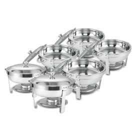 Round Buffet Catering Dish For Home and Outdoor 6 Packs