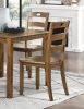 5pc Dining Set Walnut Finish Table and 4 Side Chairs Set Wooden Kitchen Dining Furniture Transitional Style