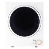 ZOKOP GYM25-78 Compact Portable Household clothes Dryer 1.6cuft with Stainless Steel Drum Black and White 120V MECHANICAL Control ETL Certification