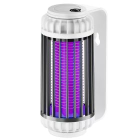 1pc Electric Rechargeable Photocatalytic Anti Mosquito Killer Lamp UV Bug Insect Trap Light Pest Control Repellent (Color: Atrovirens)