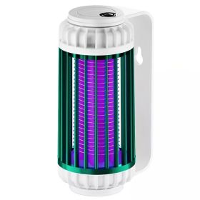 1pc Electric Rechargeable Photocatalytic Anti Mosquito Killer Lamp UV Bug Insect Trap Light Pest Control Repellent (Color: Golden)