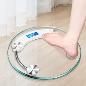 1pc Transparent Bathroom Scales LCD Electronic Bascula Pesa Digital Smart Scale Bear 180 KG Body Weight Balance Scales Floor Scales (Color: TY22)