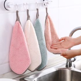 4pcs Thickened Dish Towel; Hanging Hand Towels; Kitchen Rag With Hanging Loop; Bathroom Hand Towels (size: 6pcs)