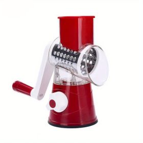 1 Set; 4in1; Vegetable Slicer; Multifunctional Fruit Slicer; Manual Food Grater; Rotary Cutter; Vegetable Grinders; Kitchen Stuff; Kitchen Gadgets (Color: Transparent)